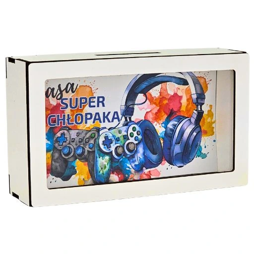 Skarbonka dla super chłopaka #3371-CHK03