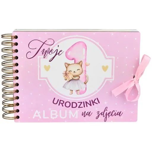 Album na zdjęcia 1 urodziny Roczek dla dziewczynki  #3343-RK02R