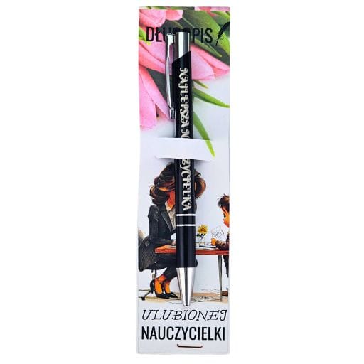 Długopis z grawerem – Najlepsza Nauczycielka – #3368-N1
