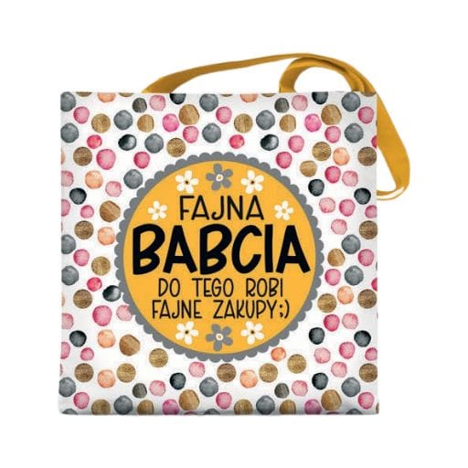 Torba na zakupy – Dziękuję Babciu że jesteś – dzień babci #3333B4