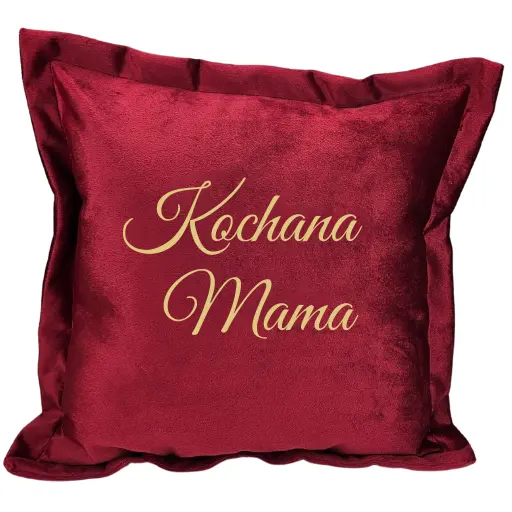 Poduszka na dzień Matki prezent dla Mamy – Kochana Mama – Velvet #3380-KW-KM1