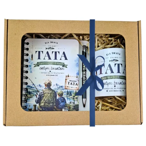 Zestaw Kubek + Notes dla Taty – prezent na Dzień Ojca #3369-T8