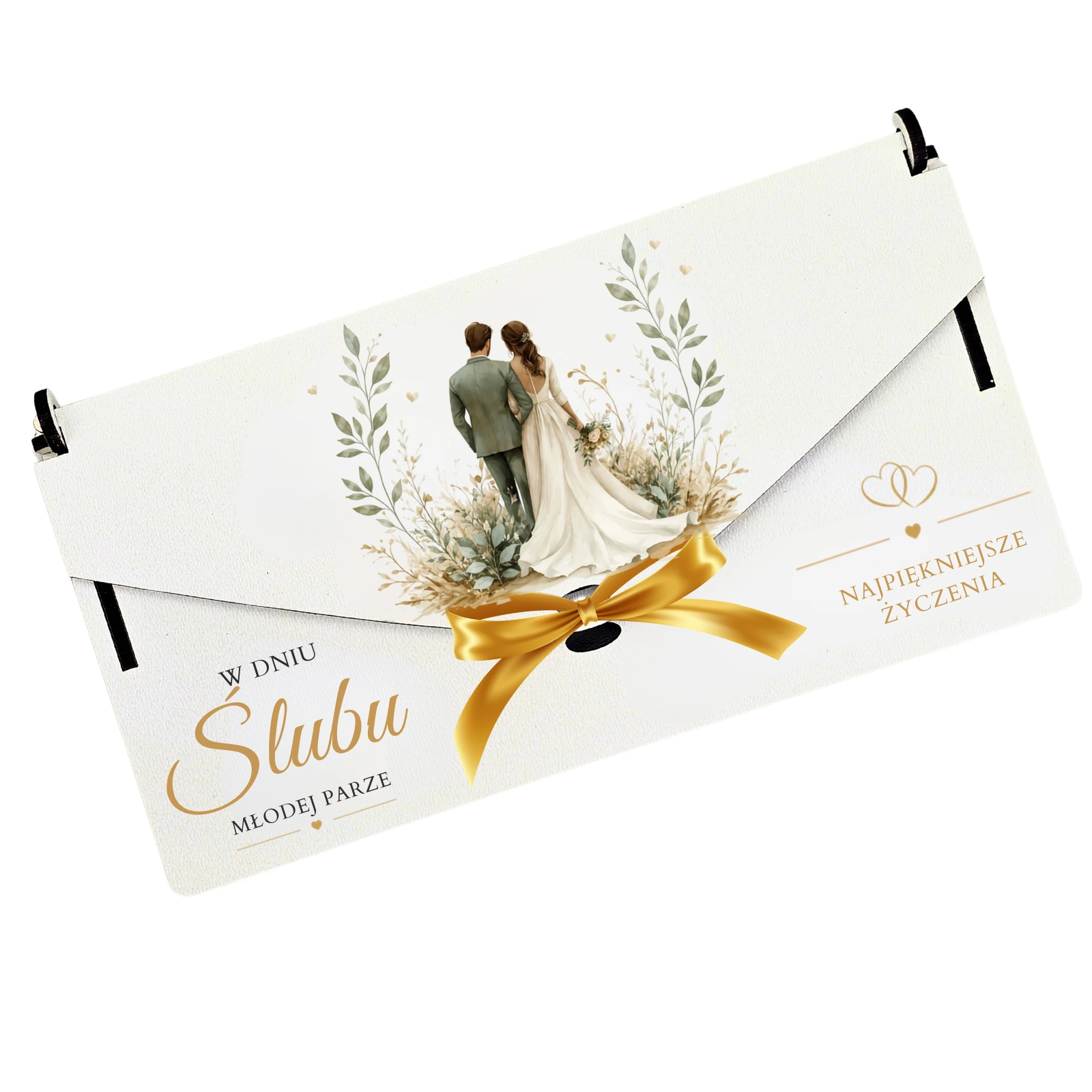Pudełko na pieniądze ślubne koperta prezent na ŚLUB – Młoda Para – #3370-SL8