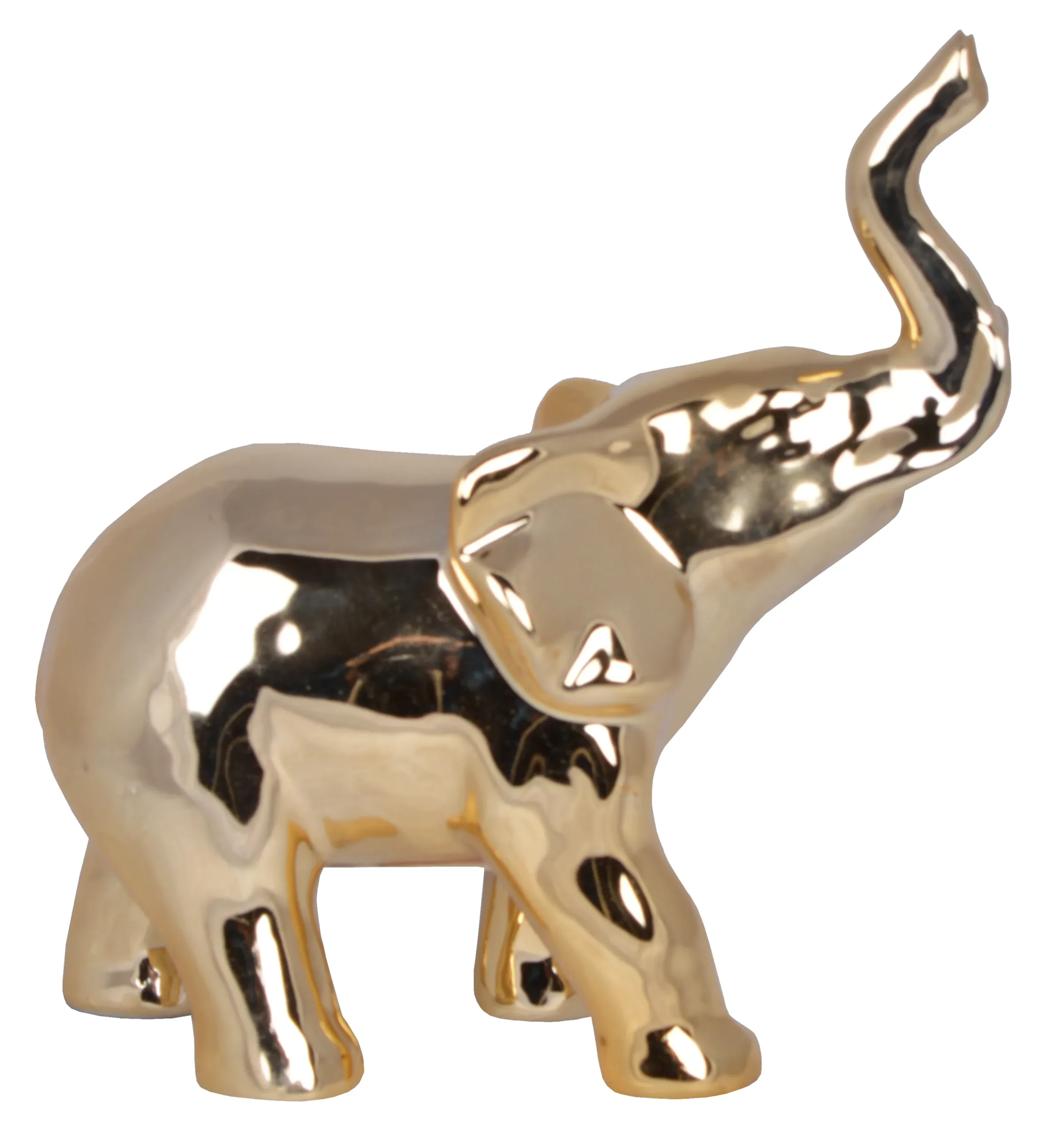 FIGURKA SŁOŃ ZŁOTY DUŻY 20 cm 2685