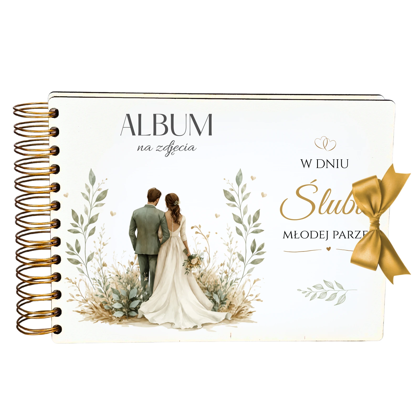 Album na zdjęcia ślubne dla Młodej Pary – Młoda Para – #3343-ZS-SL8