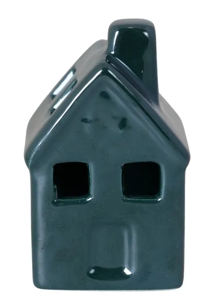 DOMEK CERAMICZNY ZIELONY MAŁY LED 69401 – ZESTAW 6 SZT