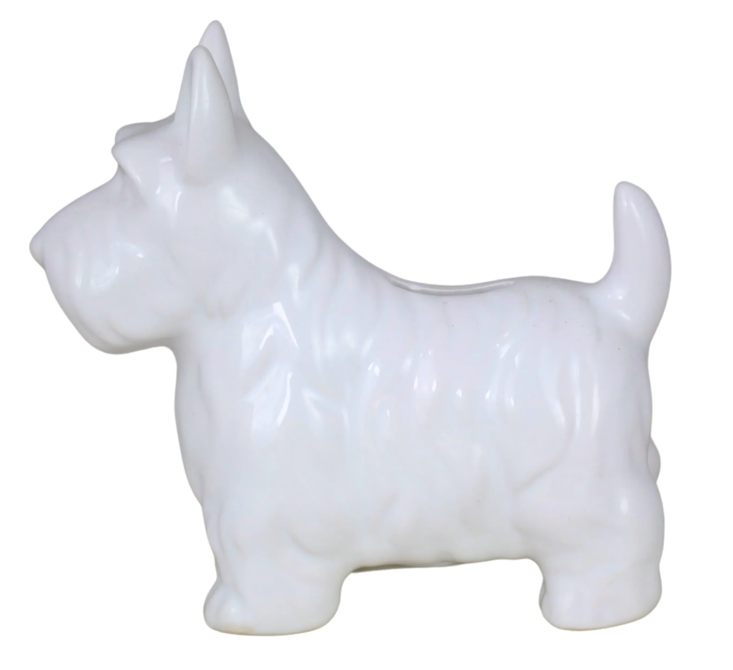 SKARBONKA CERAMICZNA PIES BIAŁY MAŁY 81984