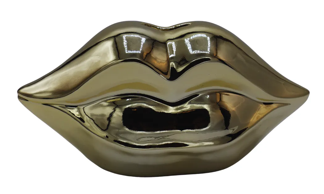 SKARBONKA CERAMICZNA USTA ZŁOTE 86286 – 2 szt