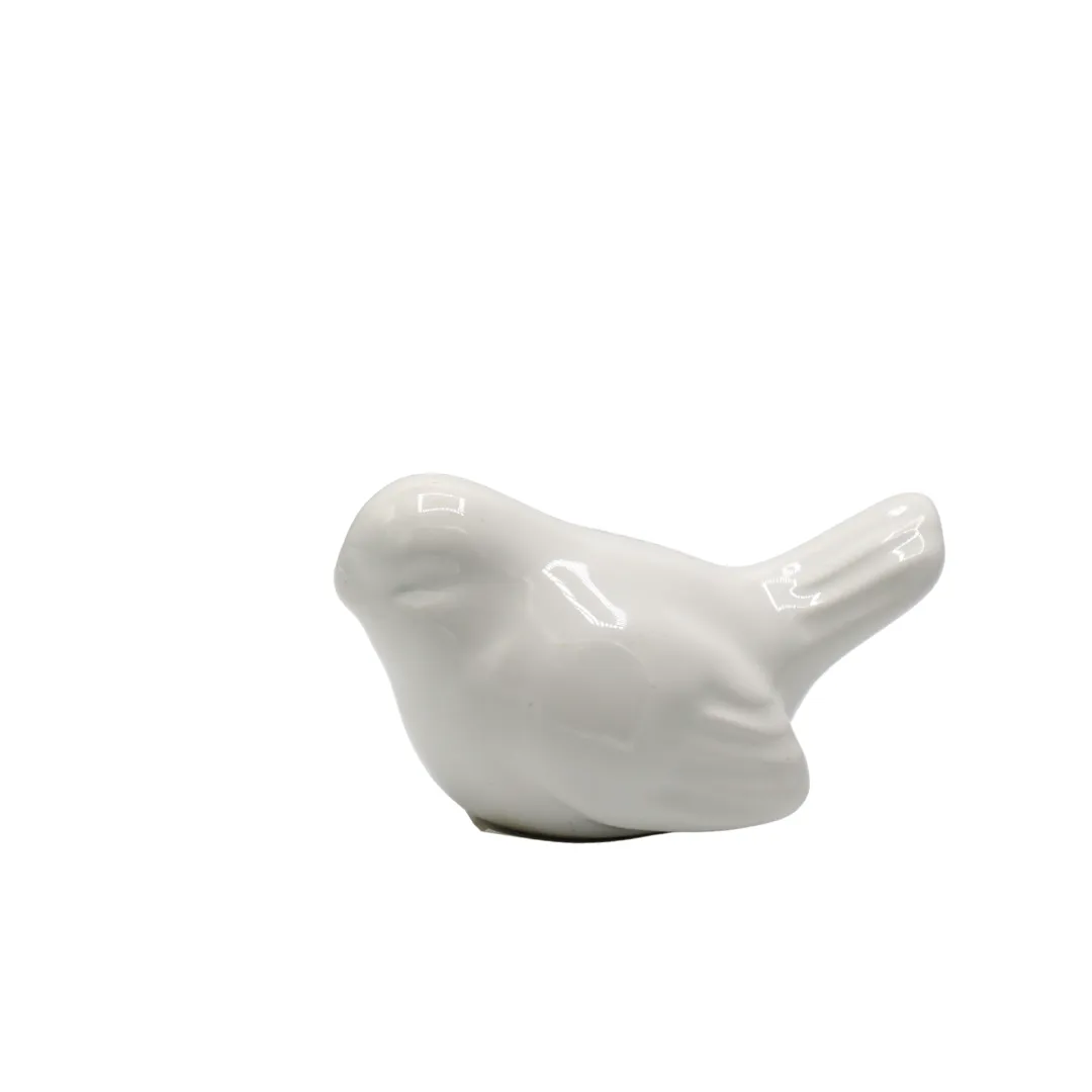 PTASZEK CERAMICZNY BIAŁY MAŁY 93529 – ZESTAW 12 szt