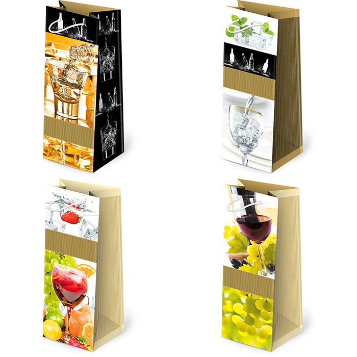Torebka na alkohol ozdobna AL-2 set154 (opak. 10 szt)