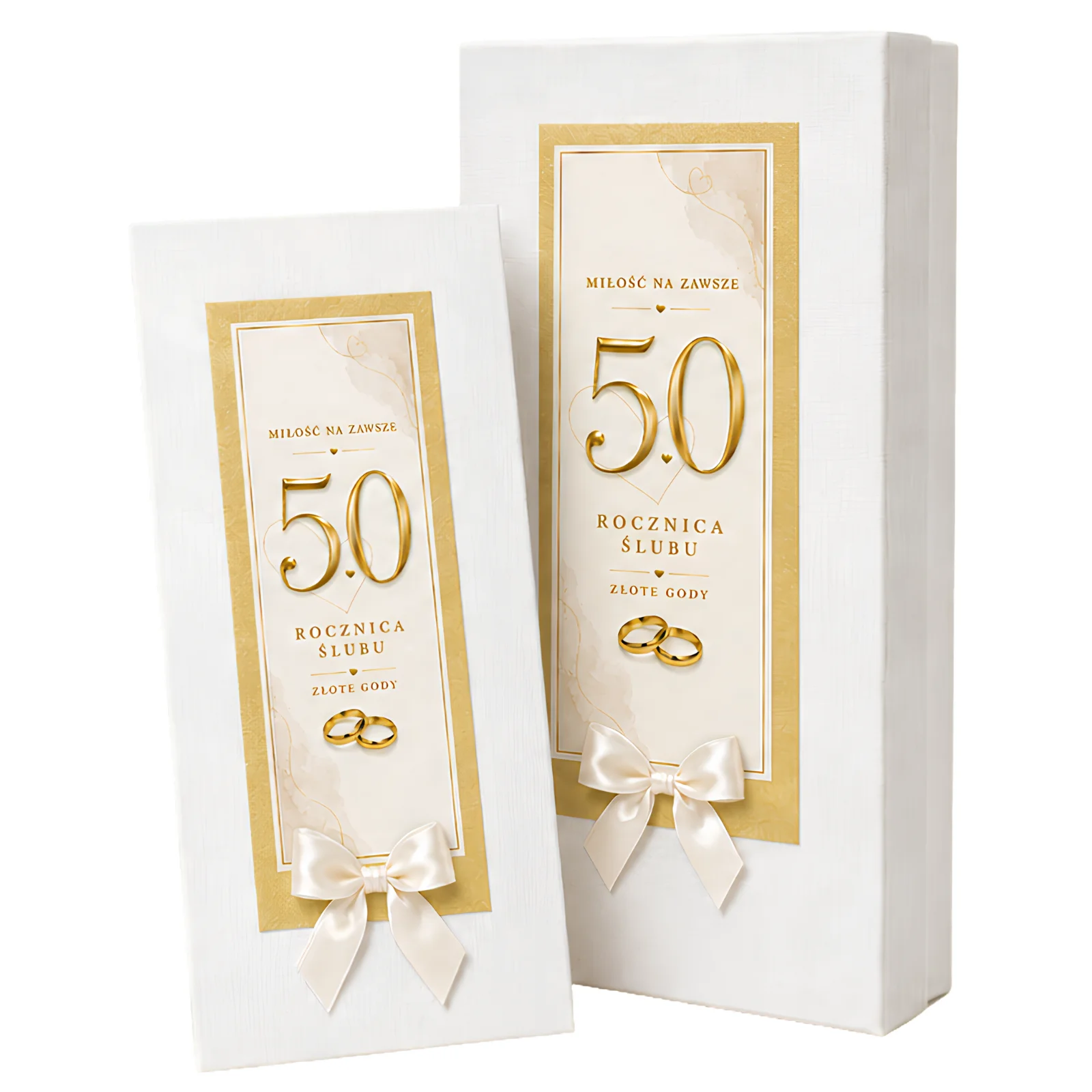 Karnet DL + pudełko na pieniądze na 50 Rocznicę Ślubu – #3416-R50-5