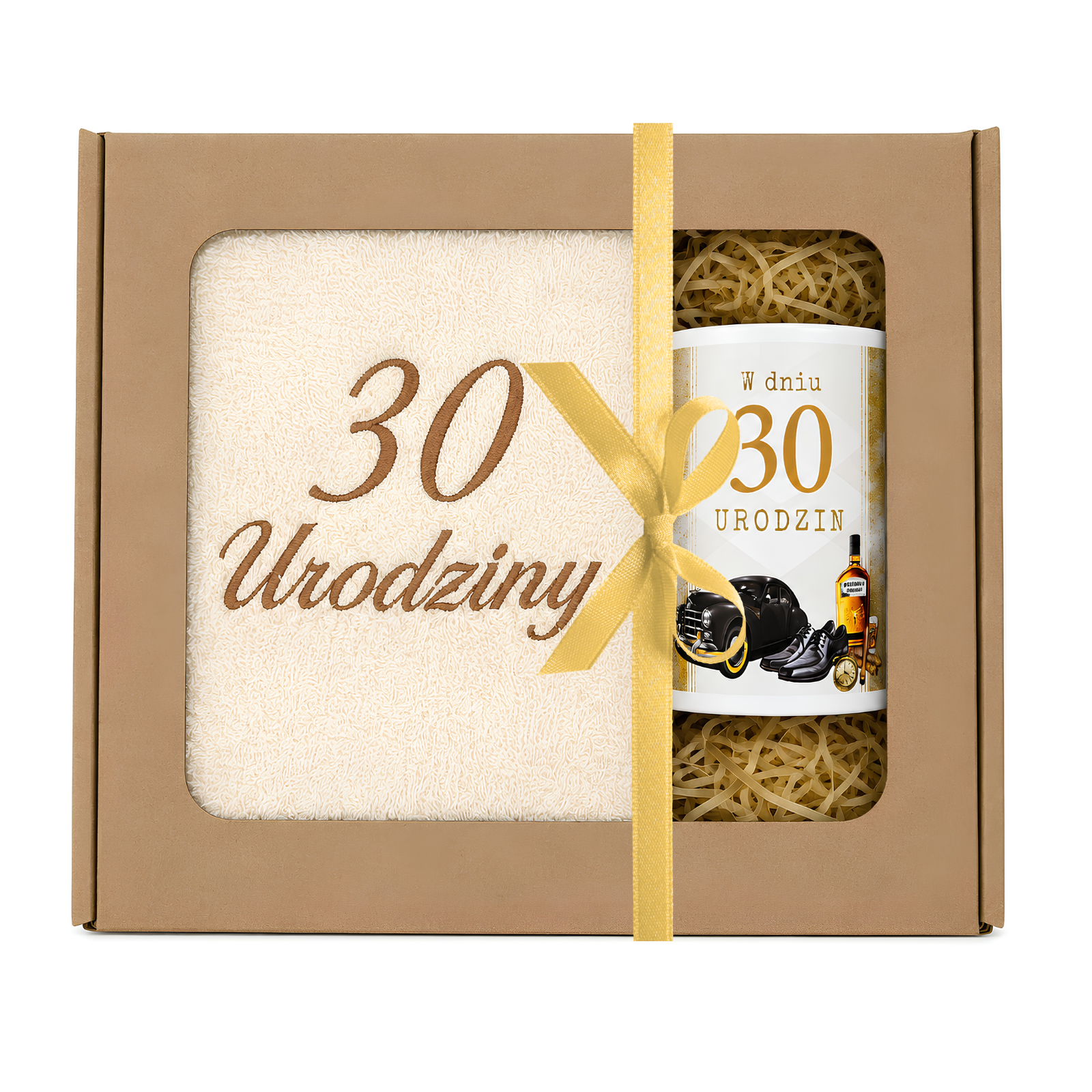 Zestaw kubek + ręcznik 30 urodziny #3328-UR15-30