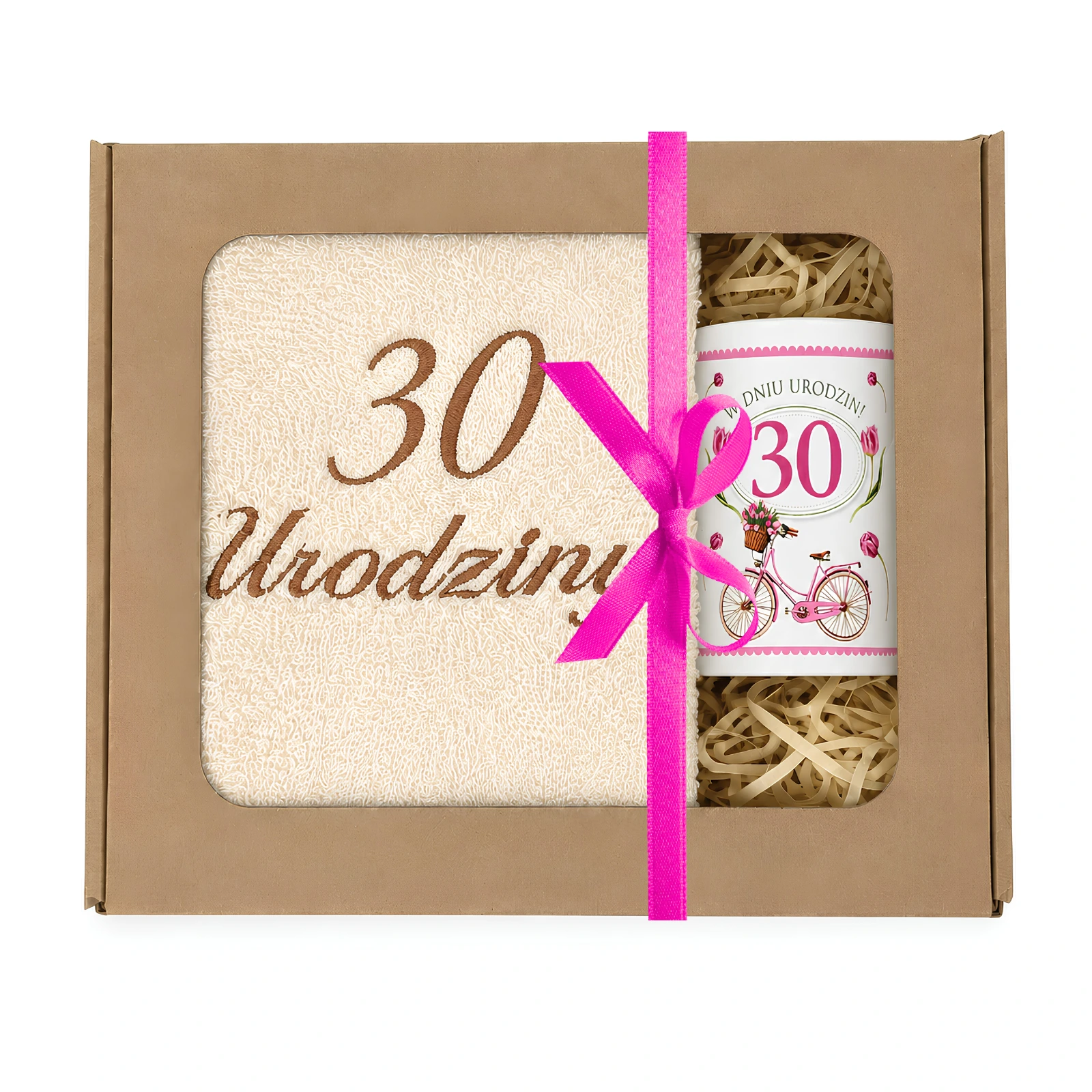 Zestaw kubek + ręcznik 30 urodziny #3328-UR20-30