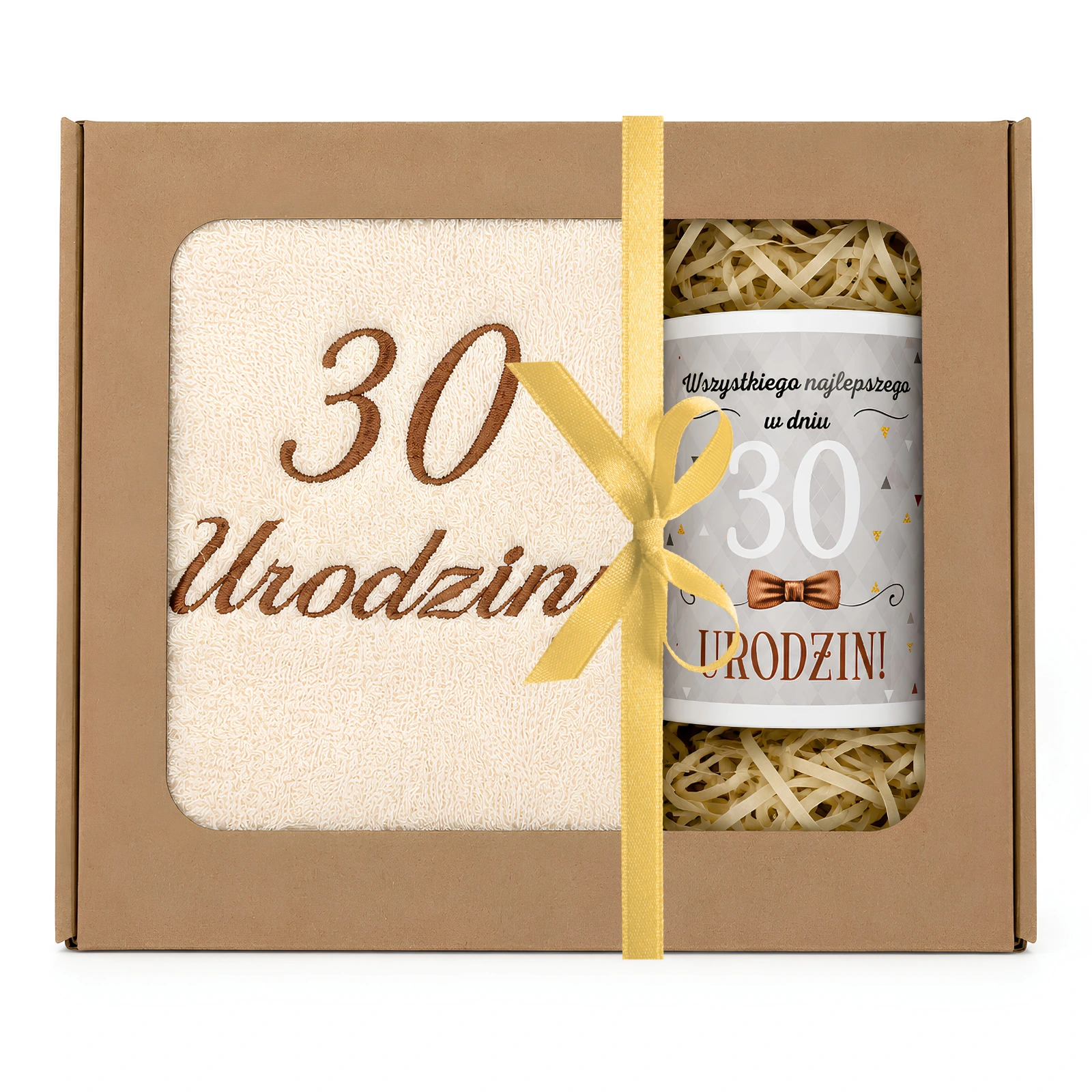Zestaw kubek + ręcznik 30 urodziny #3328-UR12-30