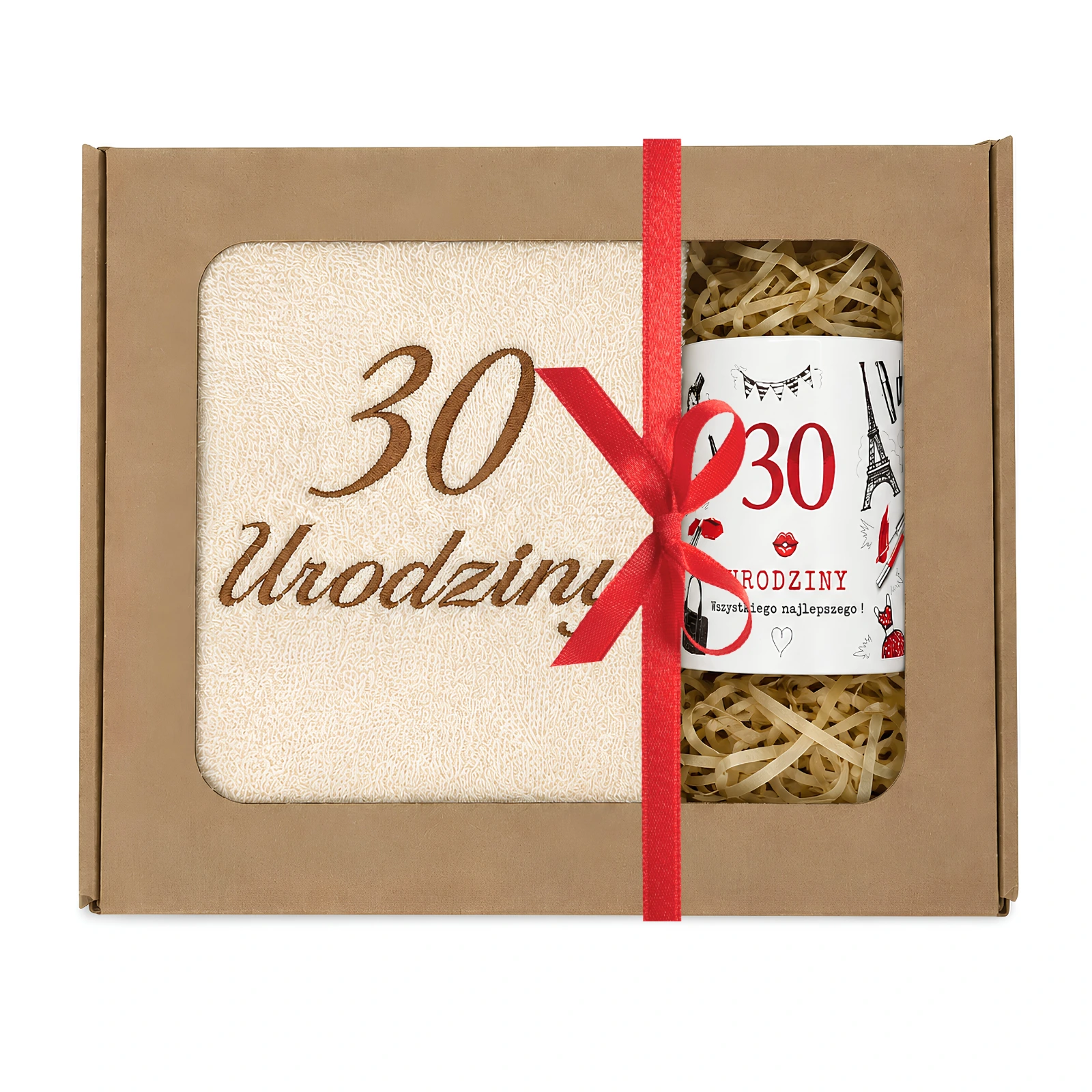 Zestaw kubek + ręcznik 30 urodziny #3328-UR16-30