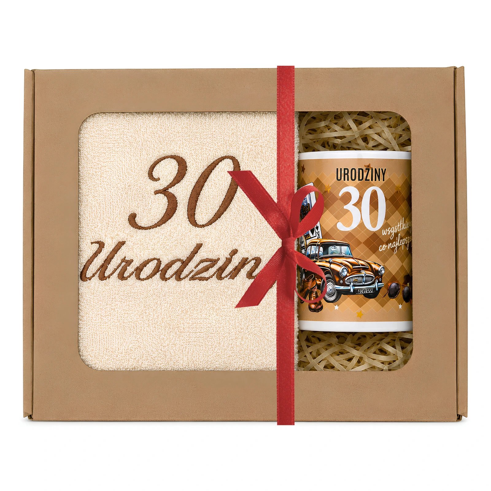 Zestaw kubek + ręcznik 30 urodziny #3328-UR14-30