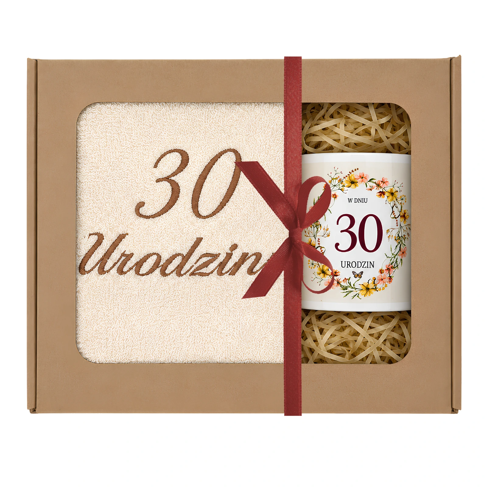 Zestaw kubek + ręcznik 30 urodziny #3328-UR17-30