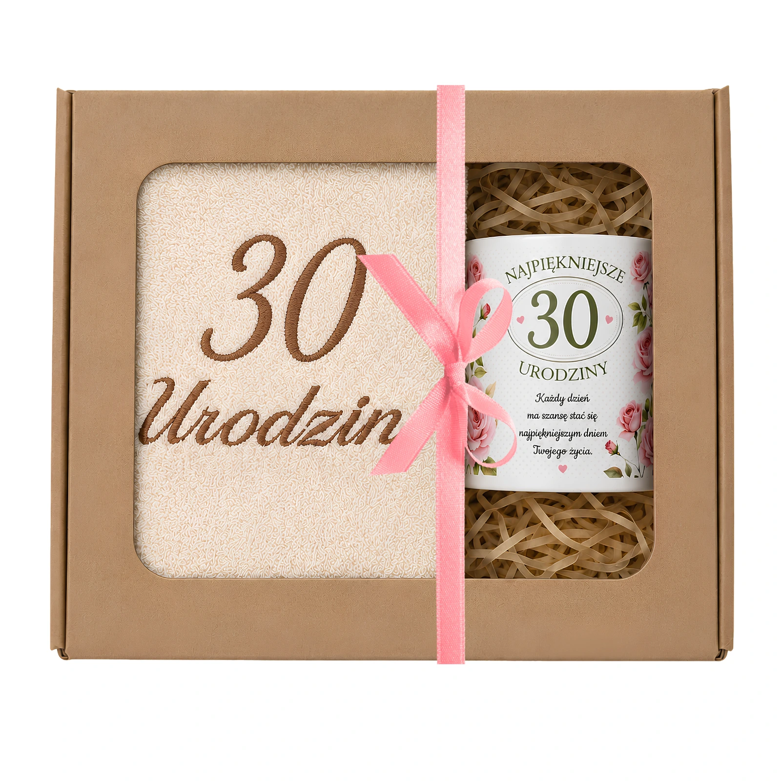 Zestaw kubek + ręcznik 30 urodziny #3328-UR18-30