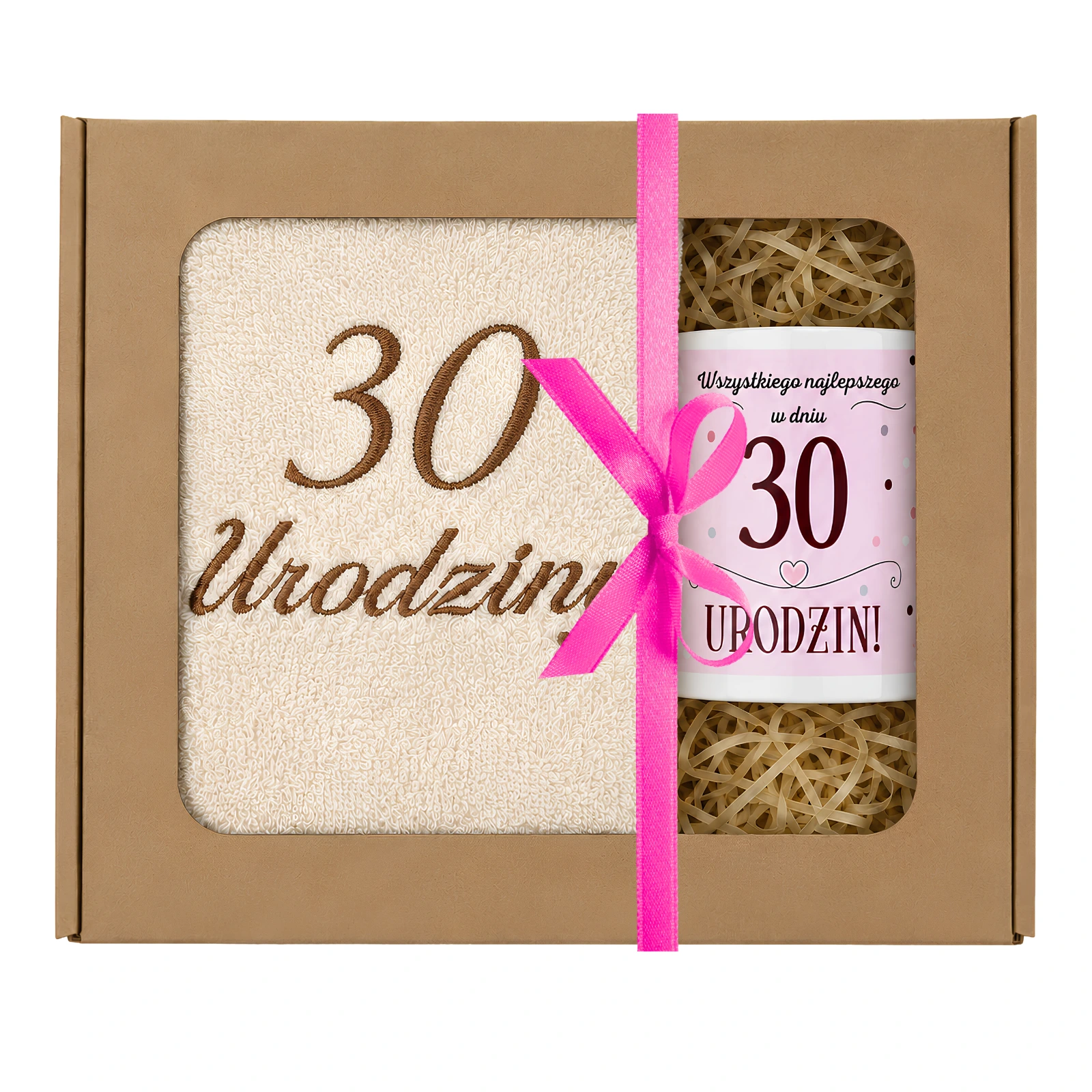 Zestaw kubek + ręcznik 30 urodziny #3328-UR21-30
