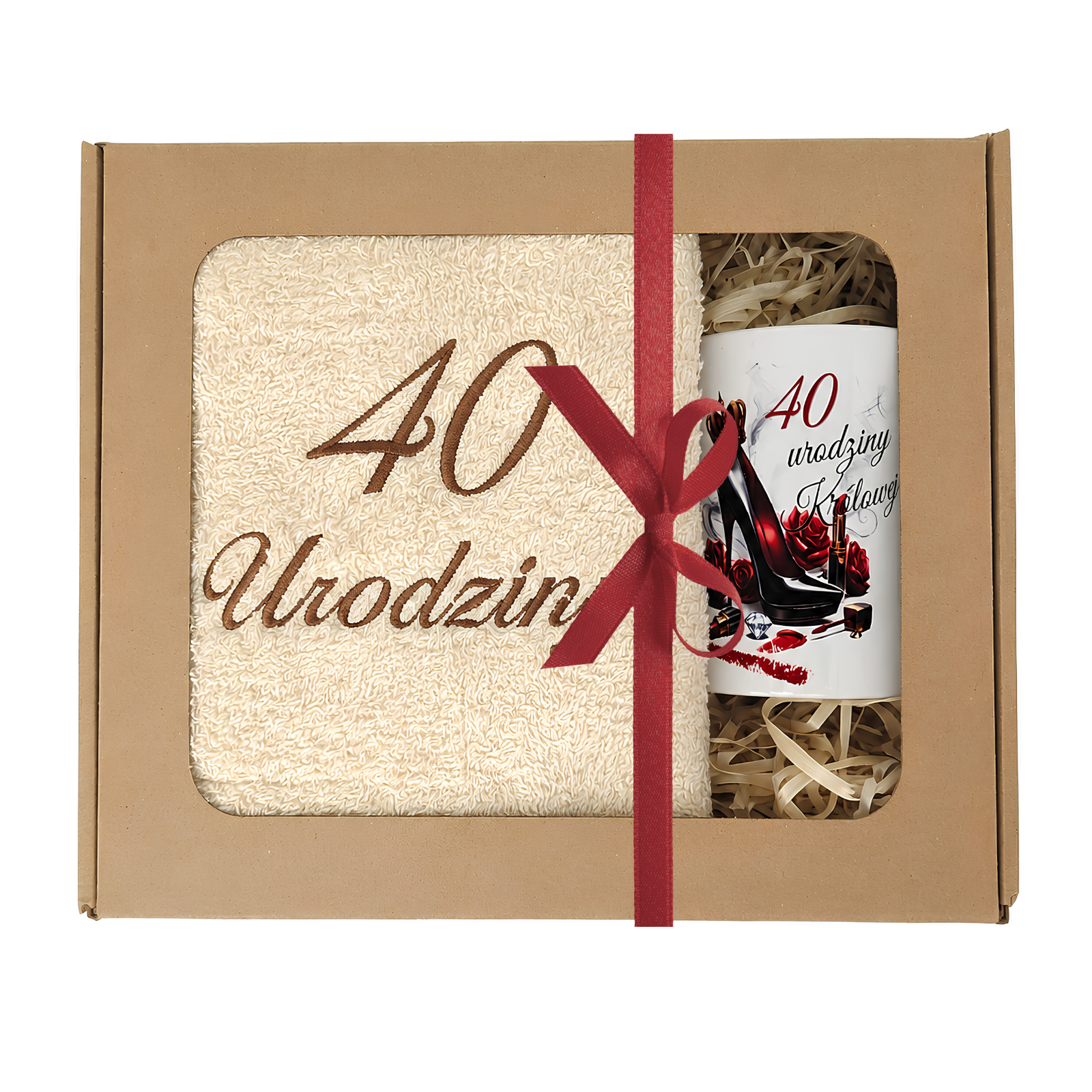Zestaw kubek + ręcznik 40 urodziny #3328-UR22-40