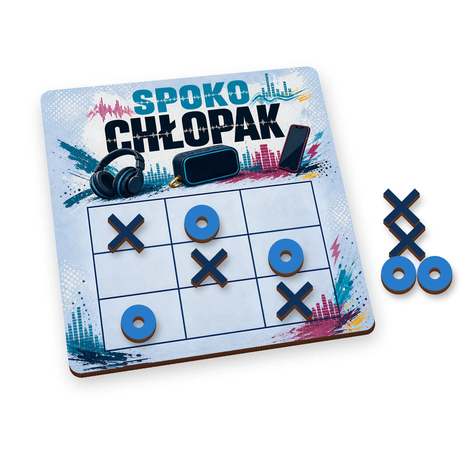 GRA Kółko-Krzyżyk prezent dla chłopaka – wzór Spoko Chłopak – #3419-CHK20