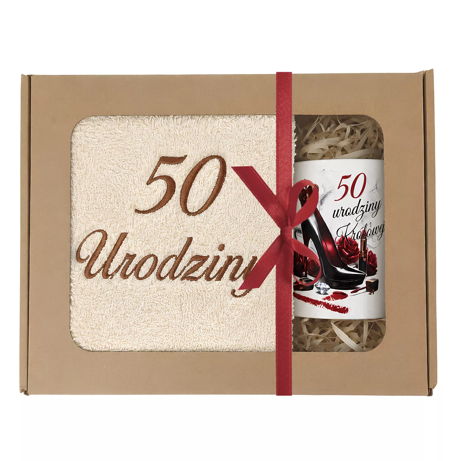 Zestaw kubek + ręcznik 50 urodziny #3328-UR22-50