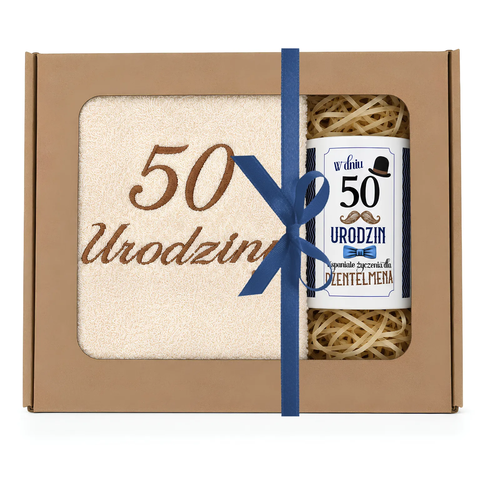 Zestaw kubek + ręcznik 50 urodziny #3328-UR13-50