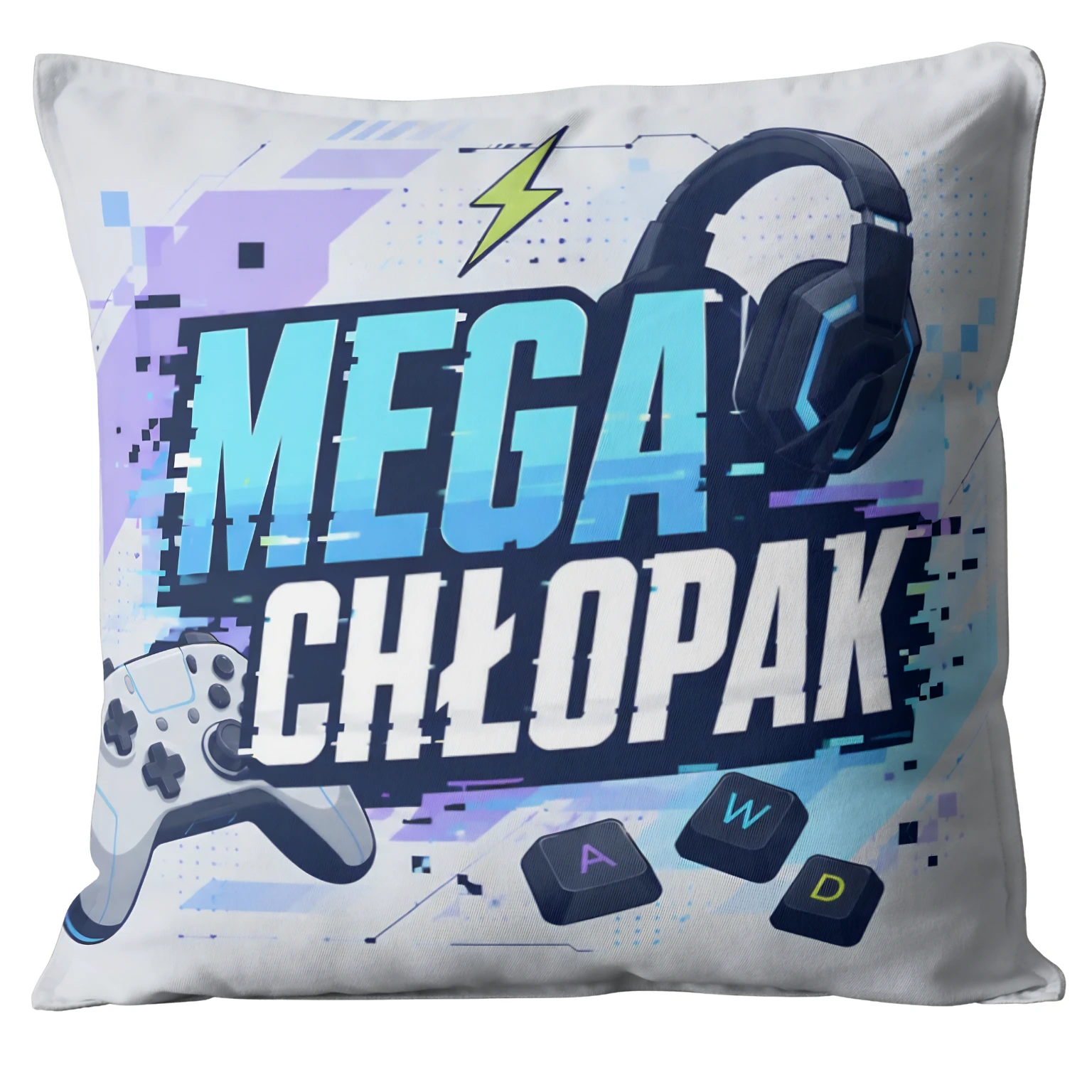 Poduszka prezent dla chłopaka – wzór Mega Chłopak –   #3335-CHK18