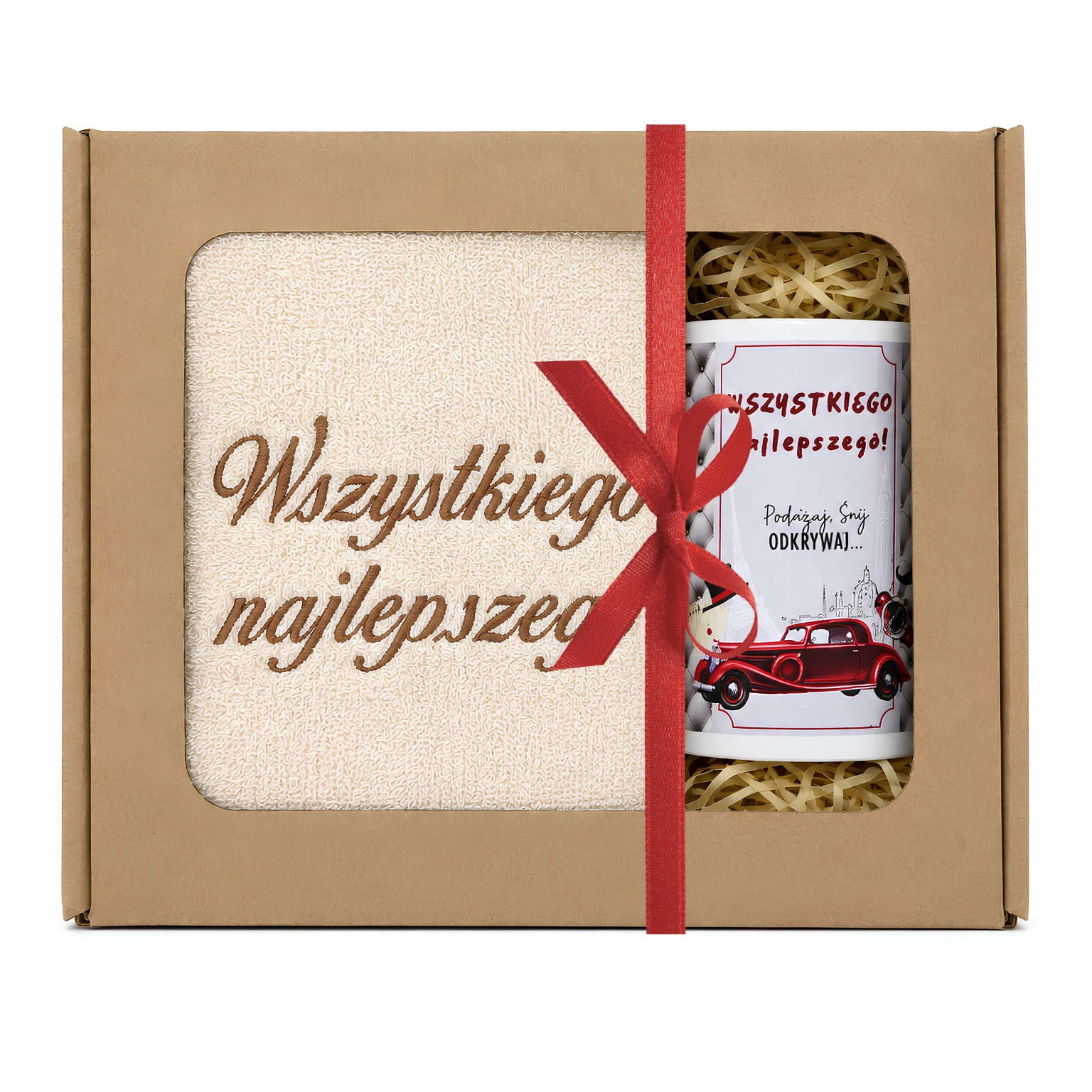 Zestaw kubek + ręcznik na urodziny #3328-UR11-WN