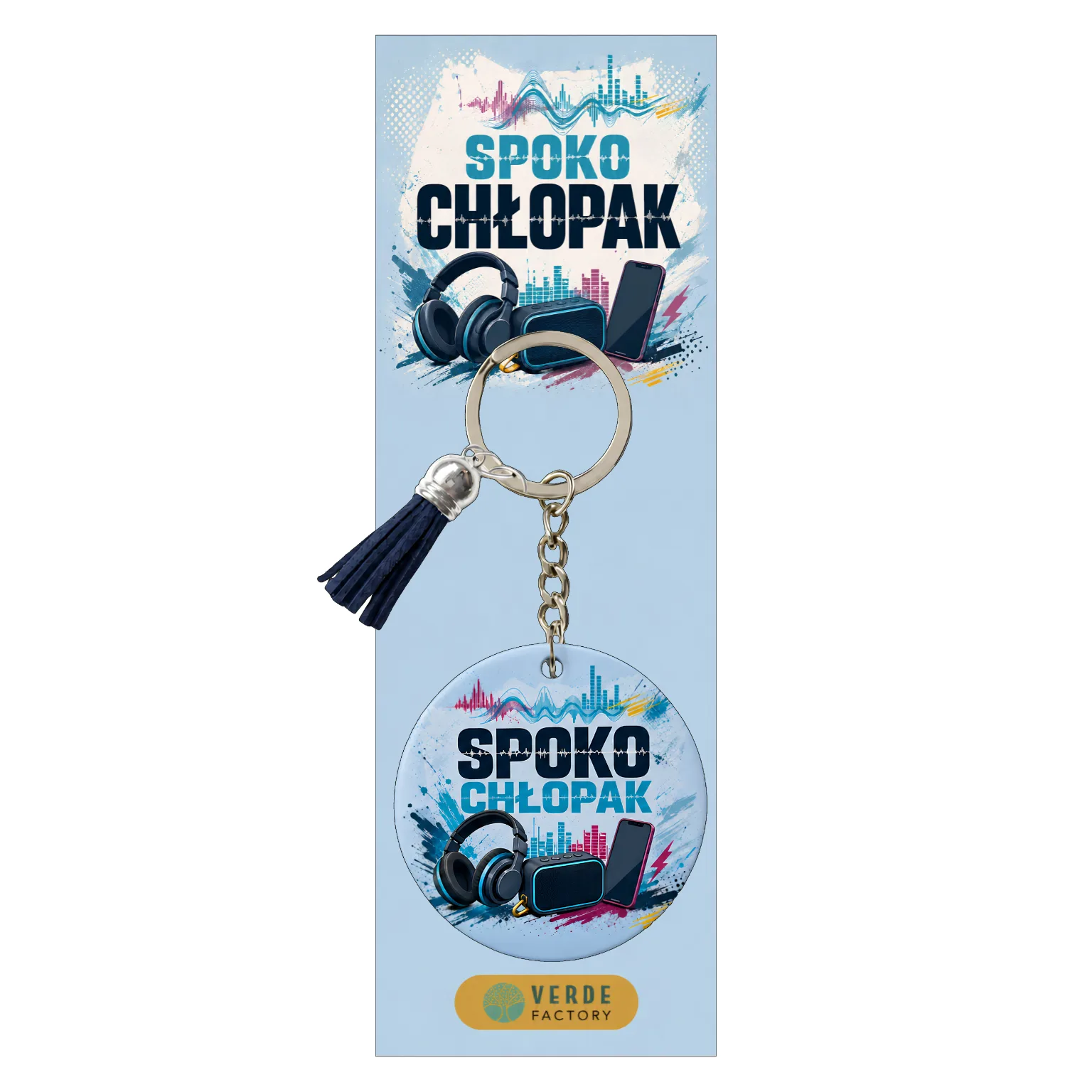 Brelok dla chłopaka – wzór Spoko Chłopak – #3361-CHK20