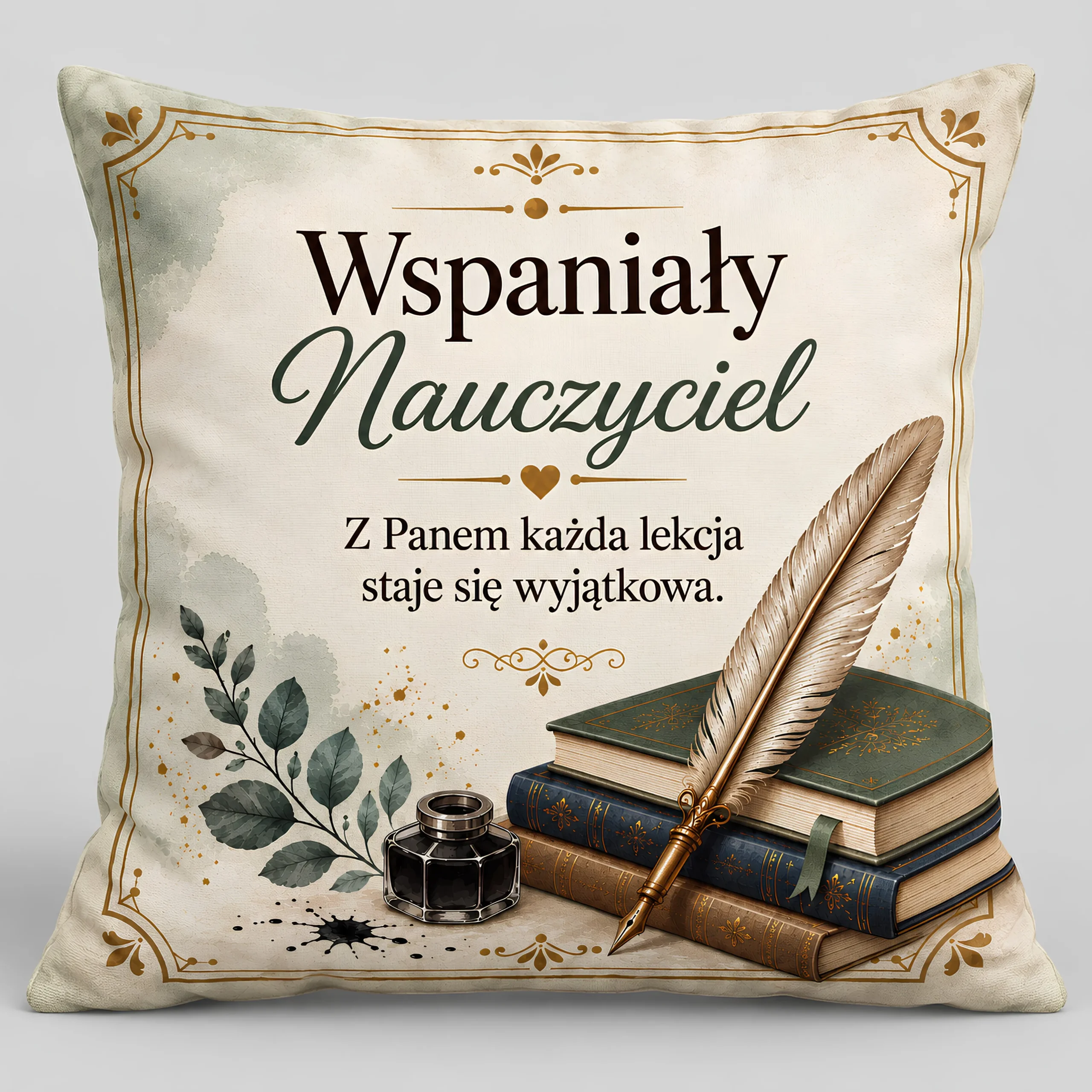 Poduszka dla Pana Nauczyciela – Wspaniały Nauczyciel (książki) – #3335-N9B