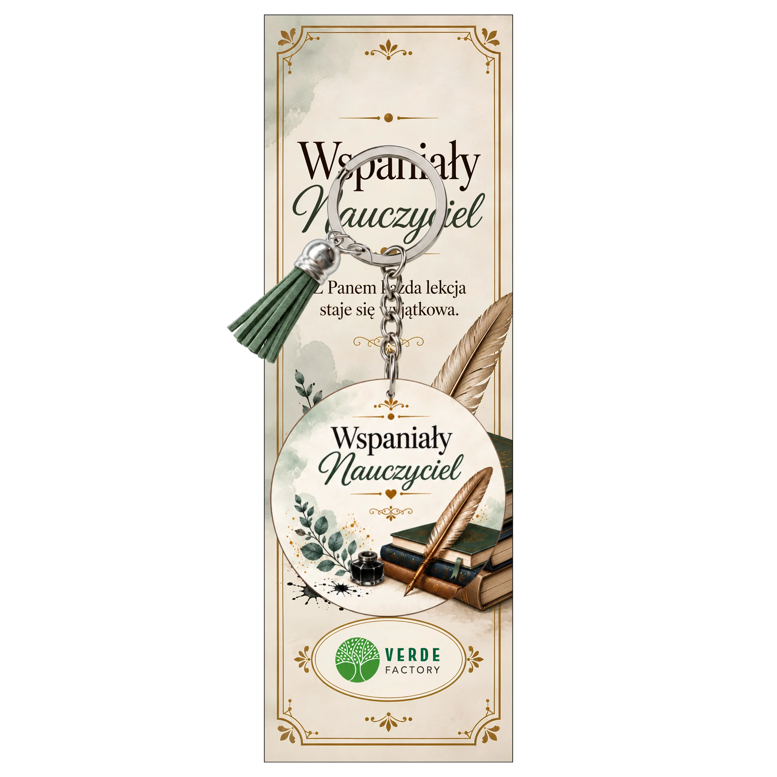 Brelok dla Pana Nauczyciela – Wspaniały Nauczyciel (książki) – #3361-N9B