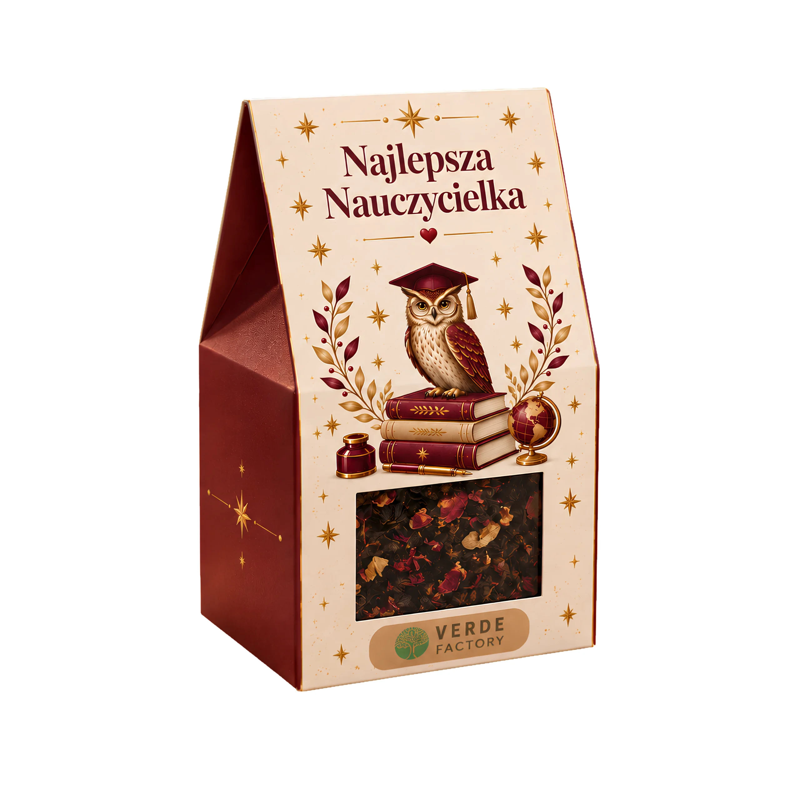 Herbata dla Pani Nauczycielki  –  Najlepsza Nauczycielka (sowa)  #3353-N8